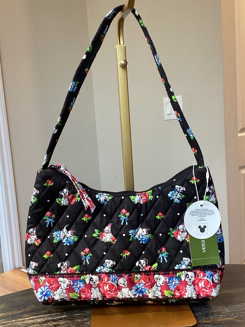 Vera Bradley x Disney 101 Dalmatians Quilted Post Shoulder Bag